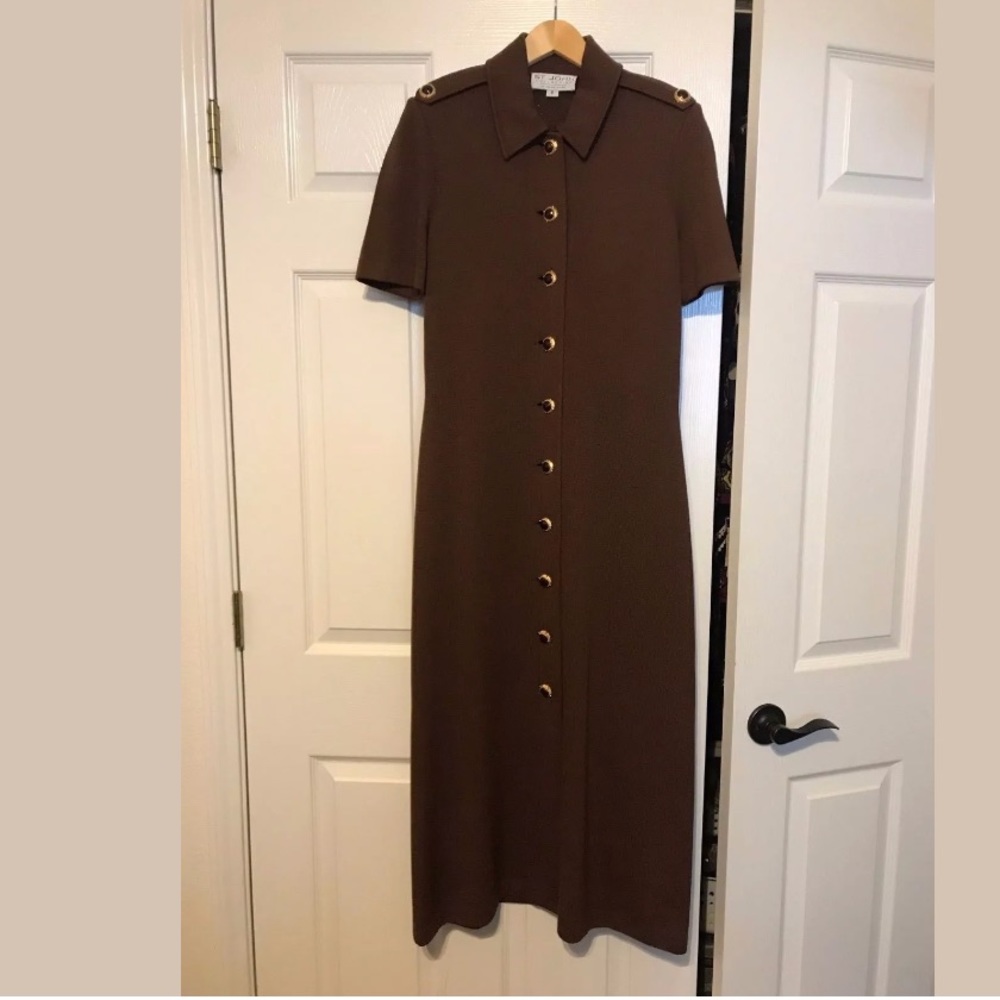 St. John by Marie Gray Military Inspired Dress